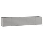 VidaXL Plantenbak verhoogd 400x80x77 cm cortenstaal roestig