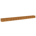 Vidaxl verhoogde tuinbak 580x50x36 cm cortenstaal