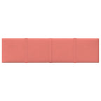VidaXL Wandpanelen 12 st 1,08 m² 60x15 cm fluweel roze
