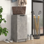 Vidaxl schoenenkast 30x35x70 cm bewerkt hout betongrijs