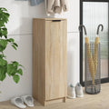 Vidaxl schoenenkast 30x35x100 cm bewerkt hout sonoma eikenkleurig