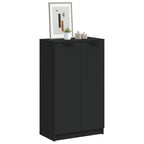 VidaXL Schoenenkast 59x35x100 cm bewerkt hout zwart