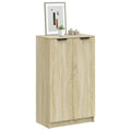 VidaXL Schoenenkast 59x35x100 cm bewerkt hout sonoma eikenkleurig