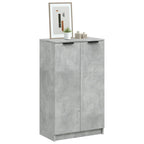 VidaXL Schoenenkast 59x35x100 cm bewerkt hout betongrijs