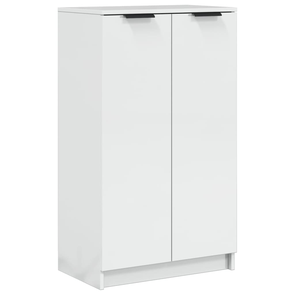 VidaXL Schoenenkast 59x35x100 cm bewerkt hout hoogglans wit