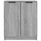 Vidaxl schoenenkast 59x35x70 cm bewerkt hout grijs sonoma eikenkleurig
