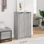 VidaXL Schoenenkast 59x35x100 cm bewerkt hout grijs sonoma eikenkleur