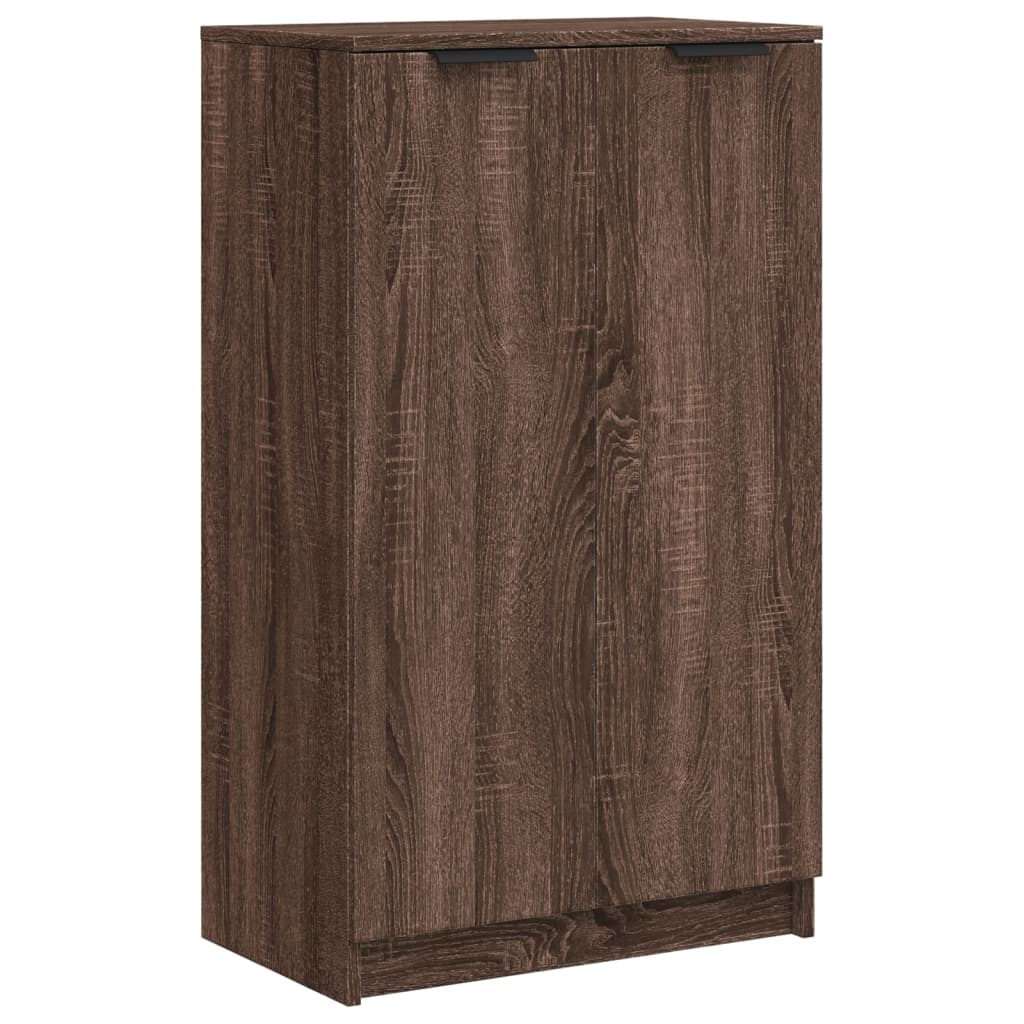 VidaXL Schoenenkast 59x35x100 cm bewerkt hout bruin eikenkleur