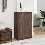 VidaXL Schoenenkast 59x35x100 cm bewerkt hout bruin eikenkleur