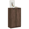 VidaXL Schoenenkast 59x35x100 cm bewerkt hout bruin eikenkleur