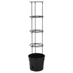 Vidaxl tomatenkweekpot ø29,5x115 cm polypropeen antracietkleurig