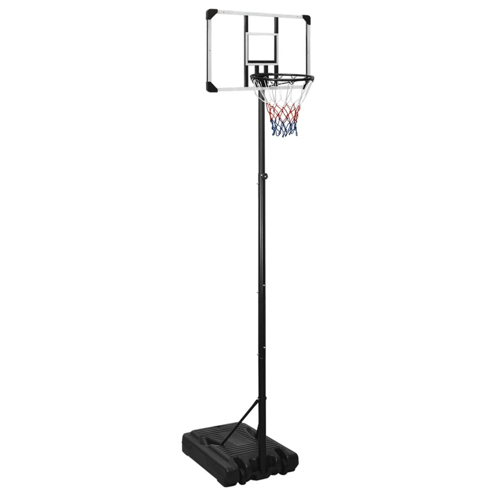 Vidaxl basketbalstandaard 280-350 cm polycarbonaat transparant