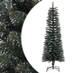 Vidaxl kunstkerstboom met standaard smal 120 cm pvc groen