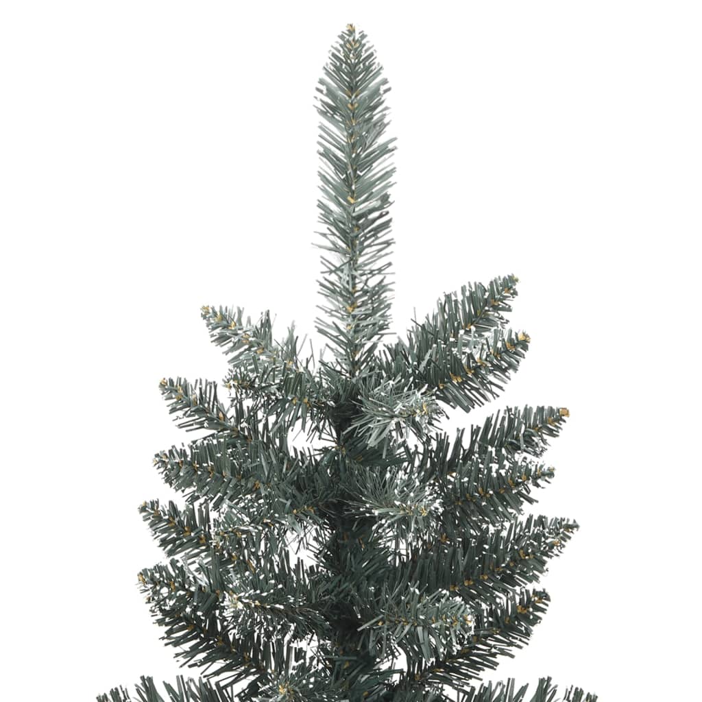 Vidaxl kunstkerstboom met standaard smal 120 cm pvc groen