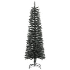 Vidaxl kunstkerstboom met standaard smal 150 cm pvc groen