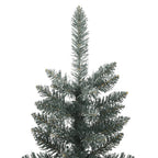 Vidaxl kunstkerstboom met standaard smal 210 cm pvc groen