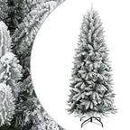 Vidaxl kunstkerstboom met sneeuw 150 cm pvc en pe