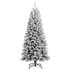 Vidaxl kunstkerstboom met sneeuw 150 cm pvc en pe