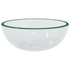 Vidaxl wasbak 30x12 cm gehard glas transparant
