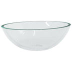 Vidaxl wasbak 50x37x14 cm glas transparant