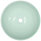 Vidaxl wasbak 42x14 cm gehard glas wit