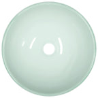 Vidaxl wasbak 35x12 cm gehard glas wit