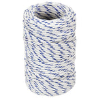 Vidaxl boot touw 2 mm 100 m polypropyleen wit