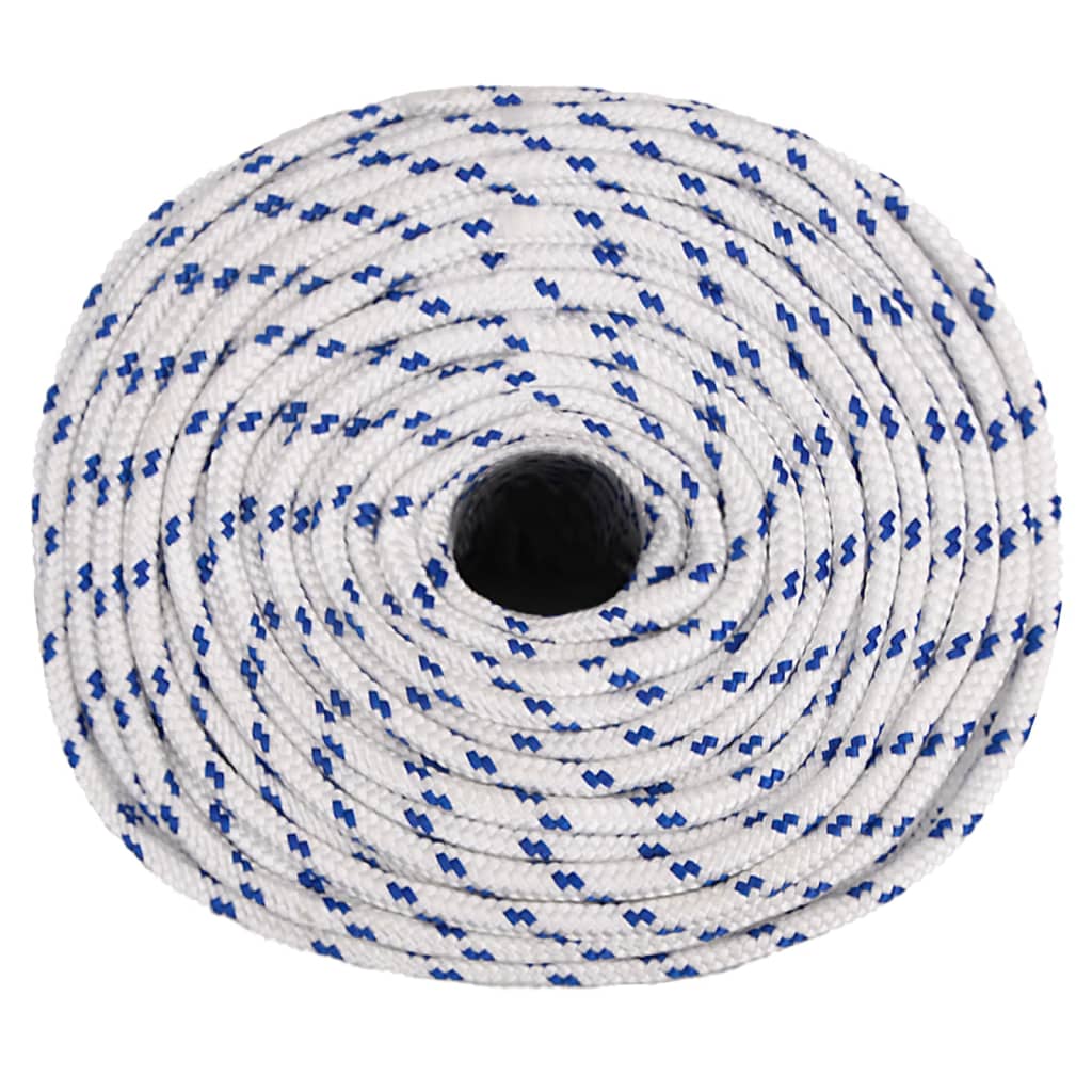 Vidaxl boot touw 8 mm 250 m polypropyleen wit