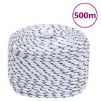 Vidaxl boot touw 10 mm 500 m polypropyleen wit