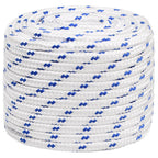 Vidaxl boot touw 16 mm 100 m polypropyleen wit