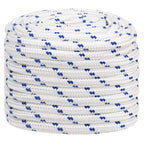 Vidaxl boot touw 20 mm 50 m polypropyleen wit