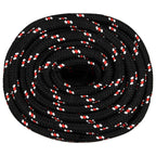 Vidaxl boottouw 20 mm 50 m polypropyleen zwart