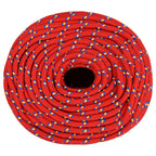 Vidaxl boottouw 6 mm 50 m polypropyleen rood