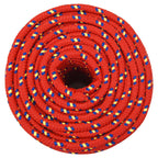 Vidaxl boottouw 12 mm 25 m polypropyleen rood