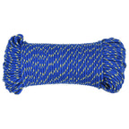 Vidaxl boottouw 5 mm 50 m polypropyleen blauw