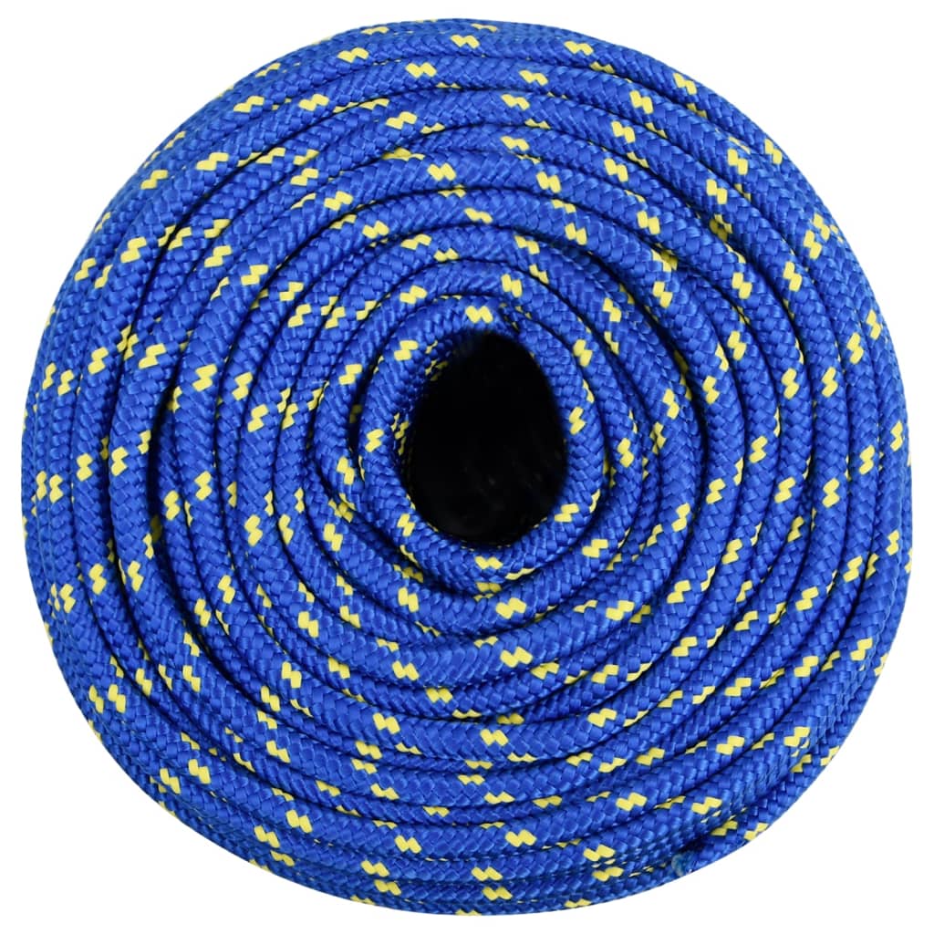 Vidaxl boot touw 6 mm 50 m polypropyleen blauw
