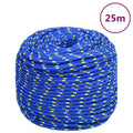 Vidaxl boottouw 8 mm 25 m polypropyleen blauw