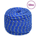 Vidaxl boottouw 8 mm 50 m polypropyleen blauw