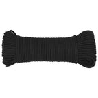 Vidaxl boottouw 3 mm 50 m polypropeen zwart