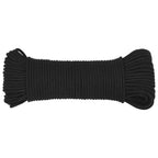 Vidaxl boottouw 5 mm 250 m polypropeen zwart
