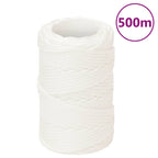 Vidaxl boottouw 2 mm 500 m polypropyleen volwit