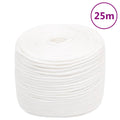 Vidaxl boottouw 8 mm 25 m polypropyleen volwit