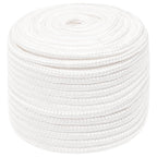 Vidaxl boottouw 12 mm 100 m polypropyleen volwit