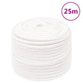 Vidaxl boottouw 14 mm 25 m polypropyleen volwit
