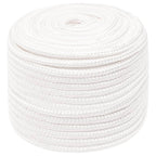 Vidaxl boottouw 14 mm 25 m polypropyleen volwit