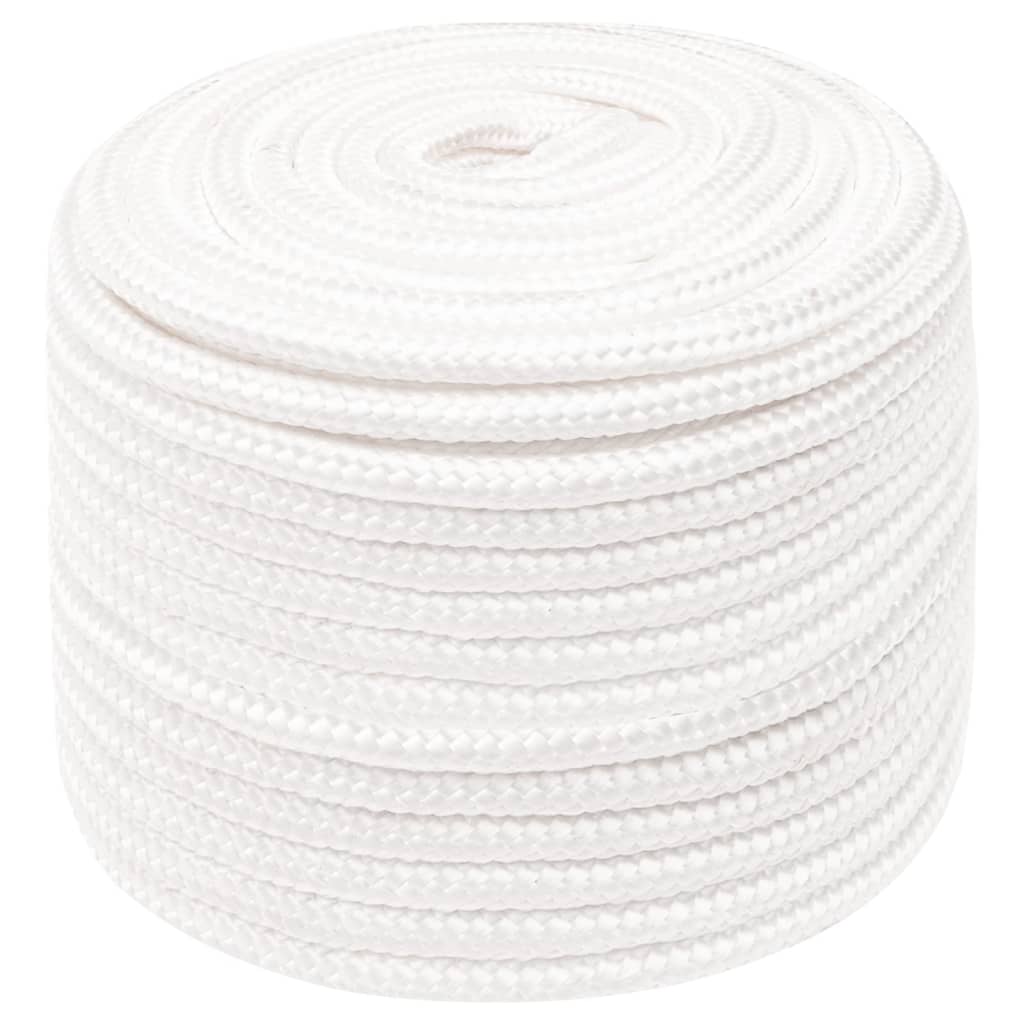 Vidaxl boottouw 14 mm 250 m polypropyleen volwit