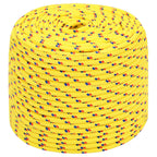 Vidaxl boottouw 6 mm 250 m polypropyleen geel