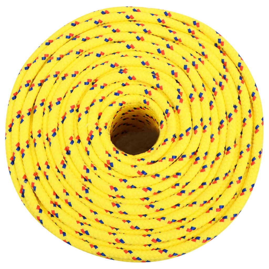 Vidaxl boottouw 6 mm 250 m polypropyleen geel