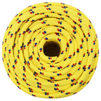 Vidaxl boottouw 14 mm 50 m polypropyleen geel