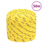 Vidaxl boottouw 16 mm 50 m polypropyleen geel